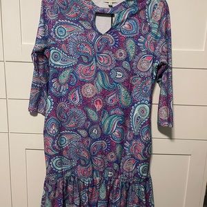 Simply Southern Paisley Dress Women’s Small